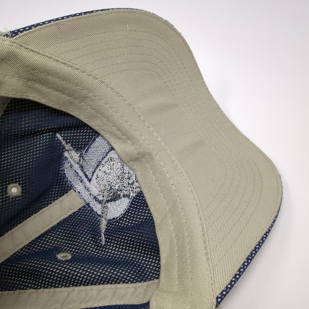 Unbranded Slideback Hat Solid Beige One Size Embr… - image 8